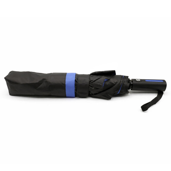 Автоматический противоштормовой складной зонт Sherp, синий