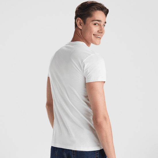 Футболка TECKEL мужская, БЕЛЫЙ S