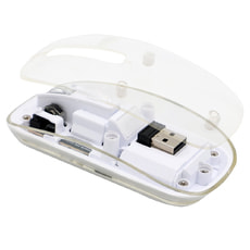 Мышь компьютерная беспроводная прозрачная Limpid