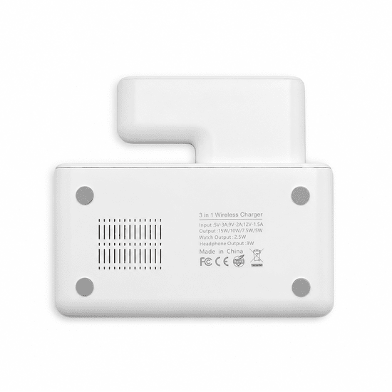 Беспроводное мультизарядное устройство Syntra 15W (3в1), белый