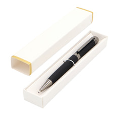 Ручка Senator в коробке Cradle белой с позолотой
