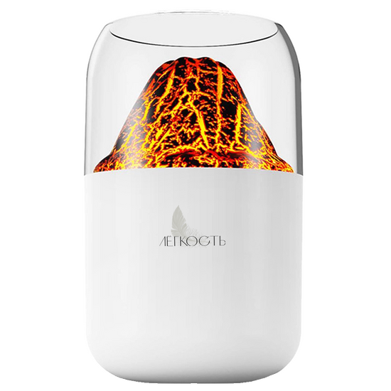 Светодиодный USB увлажнитель-аромадиффузор Volcano 2.0, белый