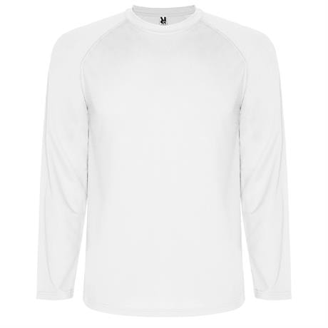 Спортивная футболка MONTECARLO L/S мужская, БЕЛЫЙ S