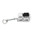 Брелок KeyDuo с LED подсветкой, чёрно-белый