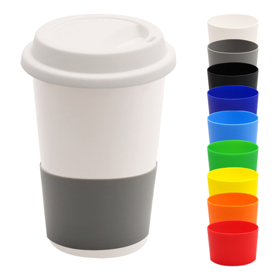 Манжета силиконовая для кружки Magic, серый