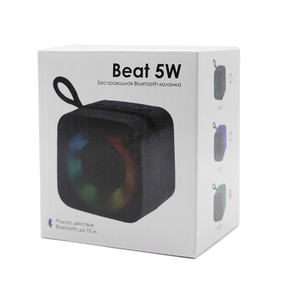 Беспроводная Bluetooth колонка Beat 5W, черный