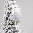 Новогоднее украшение Рождественский ангел, серый