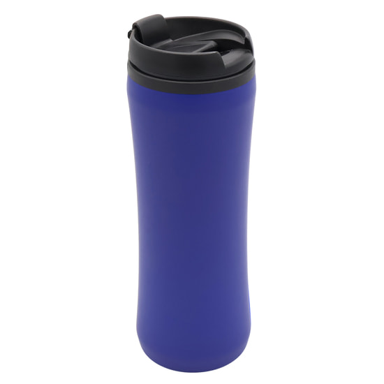 Термокружка Miora софт-тач, синий