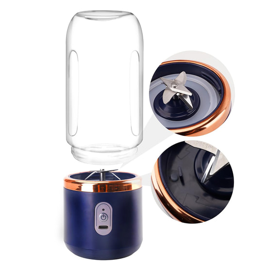 Портативный блендер Smooth, синий