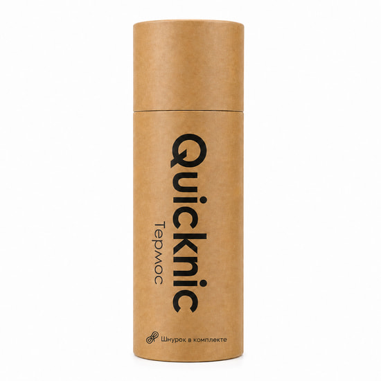 Термос Quicknic, чёрный
