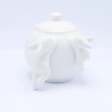 Сахарница с кроликами 