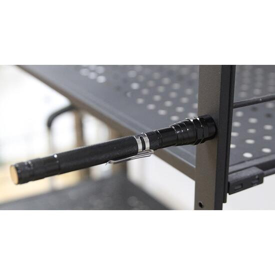 Фонарь телескопический Tools Flashlight с магнитом, чёрный