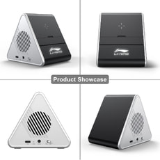 Колонка Dorn с беспроводной зарядкой и подсветкой гравировки Колонка Dorn с беспроводной зарядкой и подсветкой гравировки