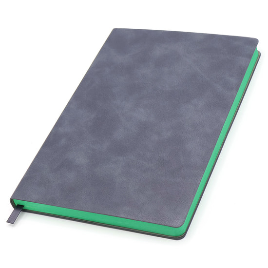Ежедневник A5 недатированный Carisma в мягком переплёте, зеленый