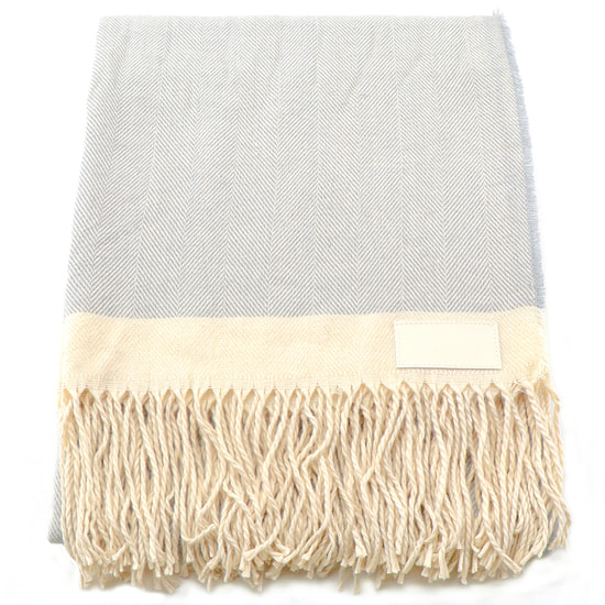 Плед акриловый WINTER, серый