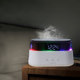 Светодиодный USB увлажнитель-ароматизатор Brava с часами с RGB подсветкой