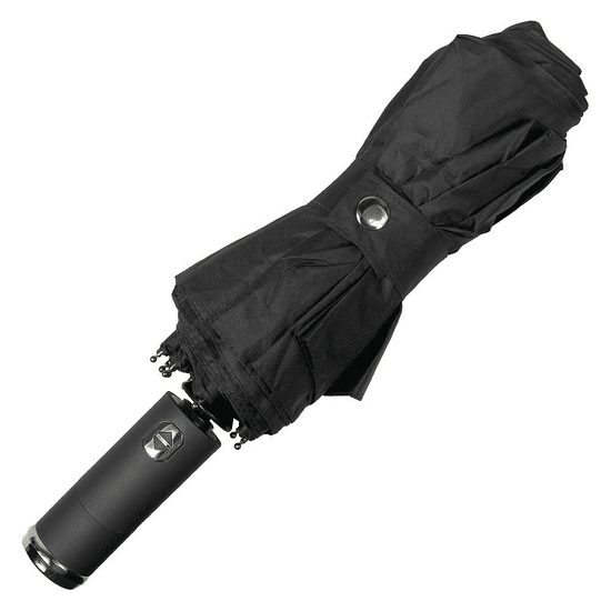 Зонт складной автоматический Forest Lotus Flashlight, чёрный