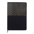 Ежедневник A5 недатированный Esmeralda в мягком переплёте, чёрный с золотистым