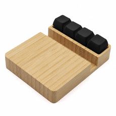 Беспроводное зарядное устройство ClickPad (10W) в виде подставки для телефона,с клавишами антистресс