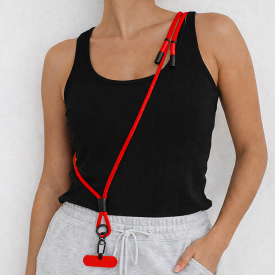 Кабель - ланьярд Линк 66 Вт, красный