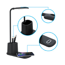 Настольная лампа с беспроводной зарядкой Tenza