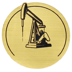 Шильд-наклейка нефть