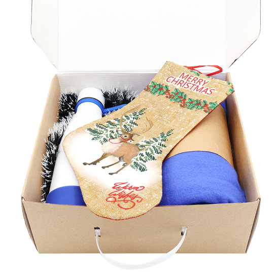 Подарочный набор Теплый вечер , синий