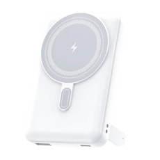 Магнитный внешний аккумулятор Axion с беспроводной зарядкой (15W), 10000 Mah