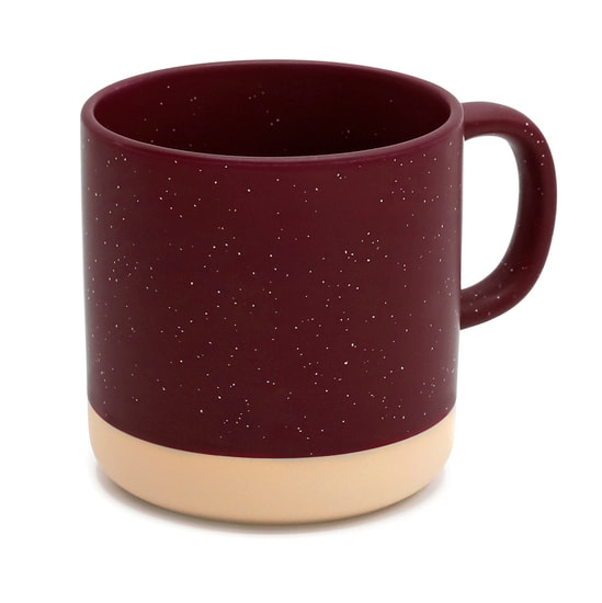 Кружка Marina, бордовая