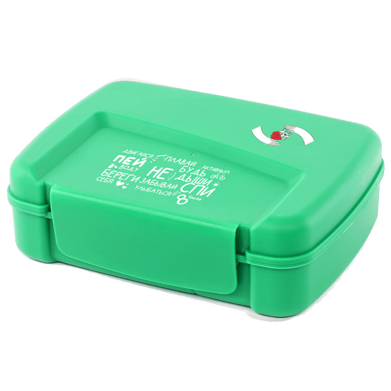 Ланчбокс (контейнер для еды) Snackpack, зелёный