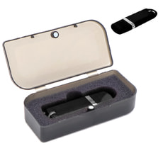 Флешка Shape с покрытием Софт Тач в футляре