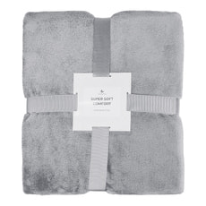 Плед флисовый SUPER SOFT COMFORT TRAVEL