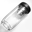 Термос стеклянный с LED-дисплеем Smartview, чёрный