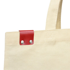 Сумка для покупок IVORY 325 г/м² с PU нашивкой