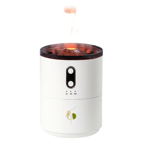 Светодиодный USB увлажнитель Volcano, белый  