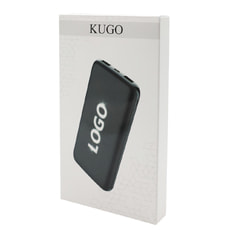 Внешний аккумулятор Kugo (10000 mAh) с подсветкой гравировки