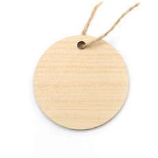 Бирка из ламинированного ХДФ на верёвке