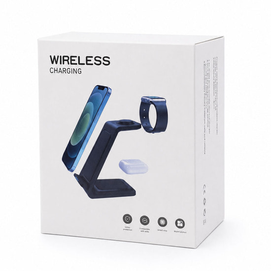 Беспроводное мультизарядное устройство Standy 15W, черный