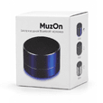 Беспроводная Bluetooth колонка MuzOn, серебристая