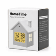 Часы метеостанция HomeTime, белые