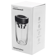 Термос стеклянный с LED-дисплеем Smartview