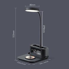 Лампа-органайзер Crolly c беспроводной зарядкой 15W Лампа-органайзер Crolly c беспроводной зарядкой 15W