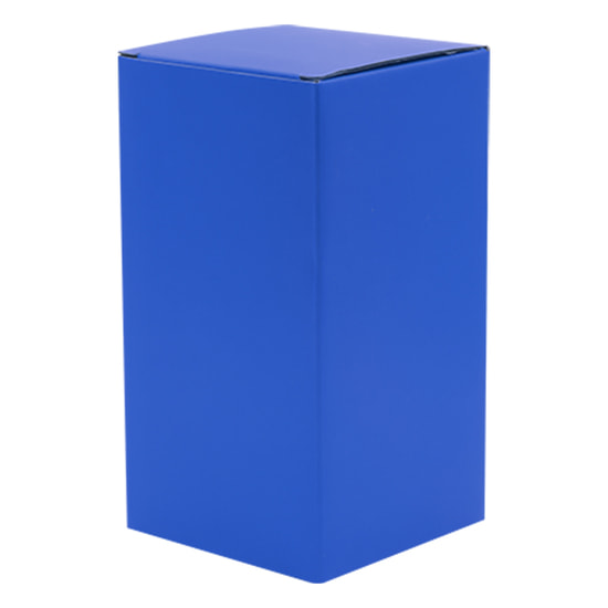 Коробка глянцевая для термокружки Surprise, синяя