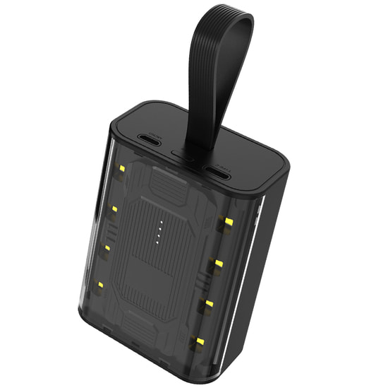 Внешний аккумулятор Courage, 5000 Mah, черный