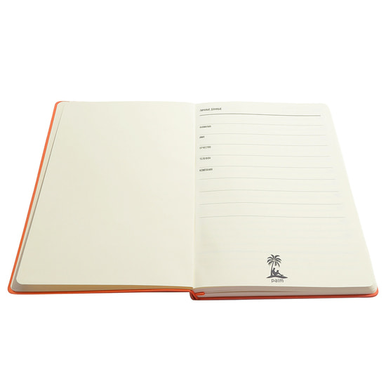 Ежедневник A5 недатированный Franco в мягком переплёте, оранжевый