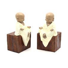 Набор статуэток Маленькие монахи подставка для книг