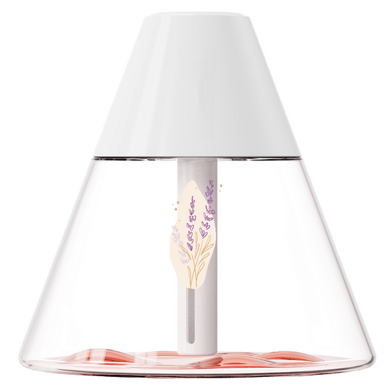 Светодиодный USB увлажнитель-аромадиффузор Cone, белый