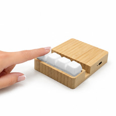 Беспроводное зарядное устройство ClickPad (10W) в виде подставки для телефона,с клавишами антистресс