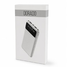 Внешний аккумулятор Dorado 10 000 mAh с фонариком