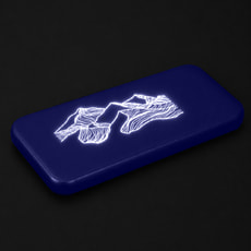 Внешний аккумулятор Kugo (10000 mAh) с подсветкой гравировки